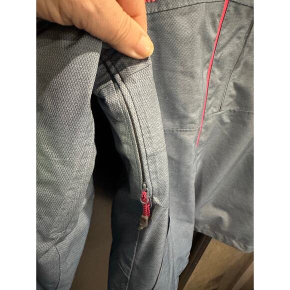 MAMMUT Robella HS Snow Ski Jacket In Gray With Red Detail Medium - Picture 8 of 12